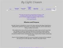 Tablet Screenshot of bylightunseen.net